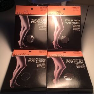 NIB FOUR Ravinia Regular Sheer Pantyhose
